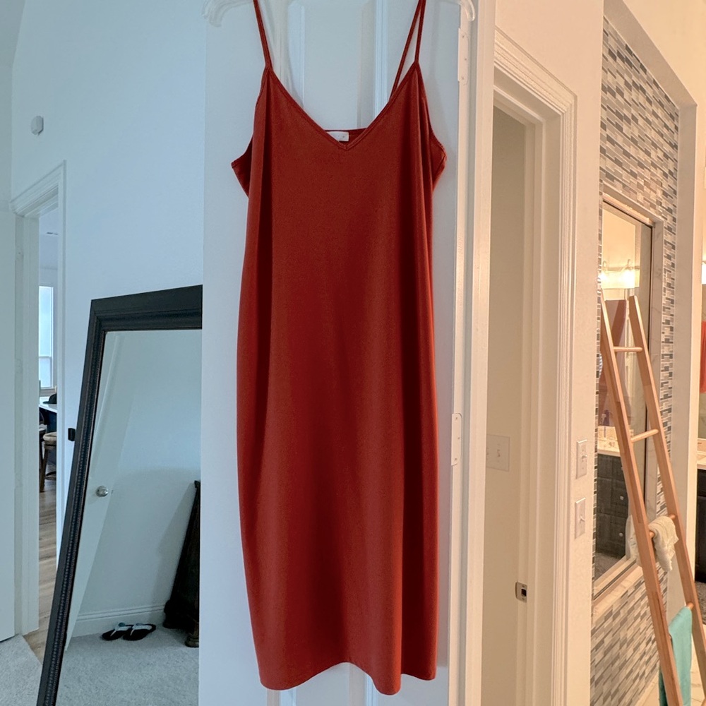 Orange dress